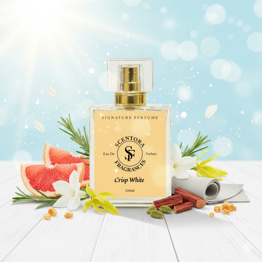 Crisp White Perfume – Inspired by L@coste White - Scentora Fragrances