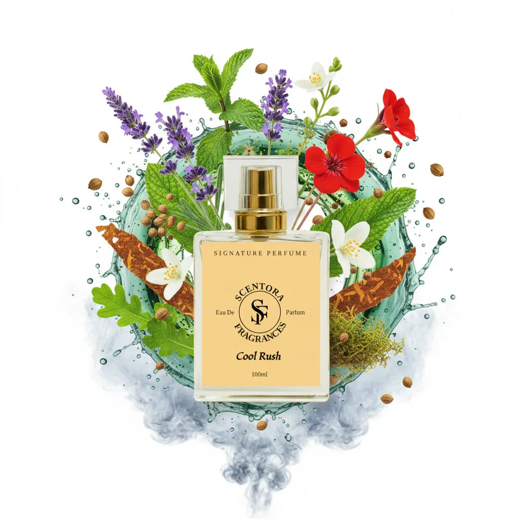 Cool Rush Perfume – Inspired by D@vidoff Cōol Water - Scentora Fragrances