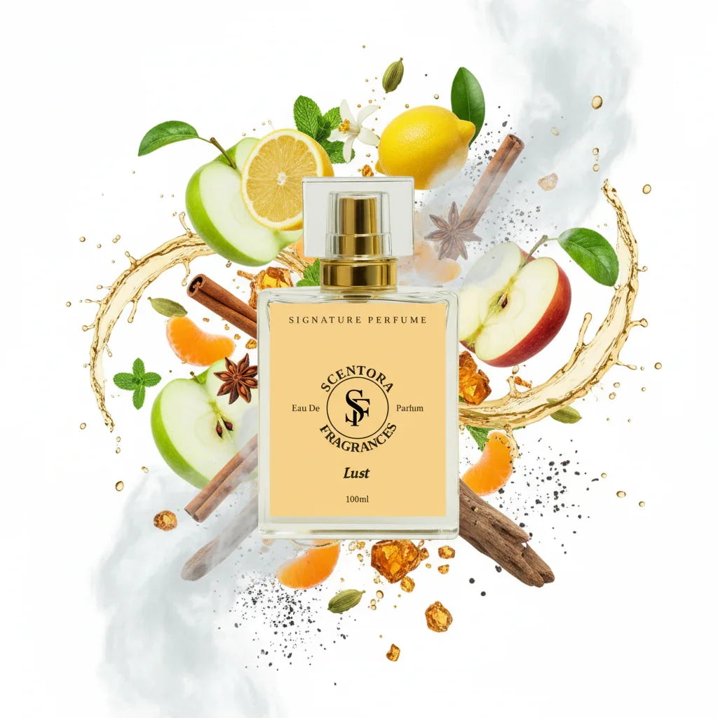 Lust Perfume – Inspired by R@sasi H@was - Scentora Fragrances