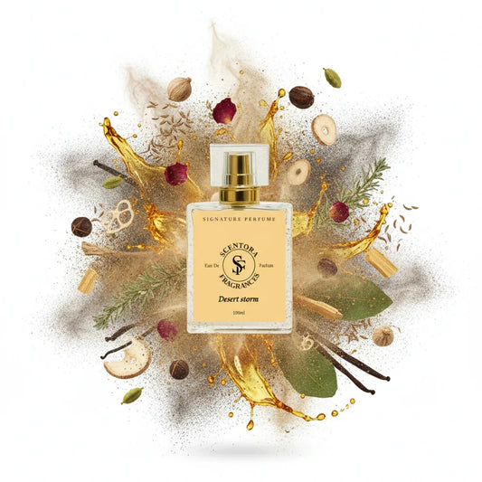 Desert storm Perfume – Inspired by R@sasi D@arej - Scentora Fragrances