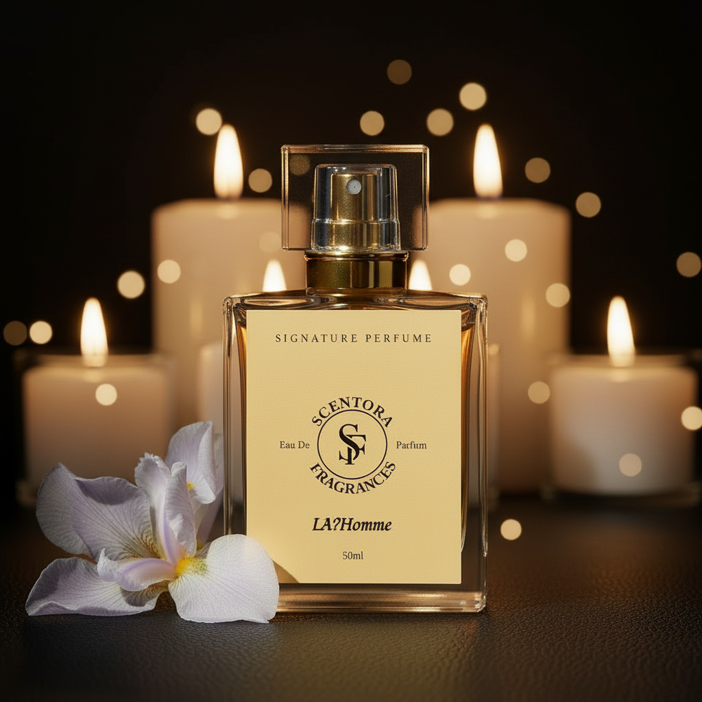 LA Homme Extrait de Parfum – (Inspired by Pr@da L’ōHmme) | Men's Woody Floral Perfume | Long Lasting Luxury Fragrance