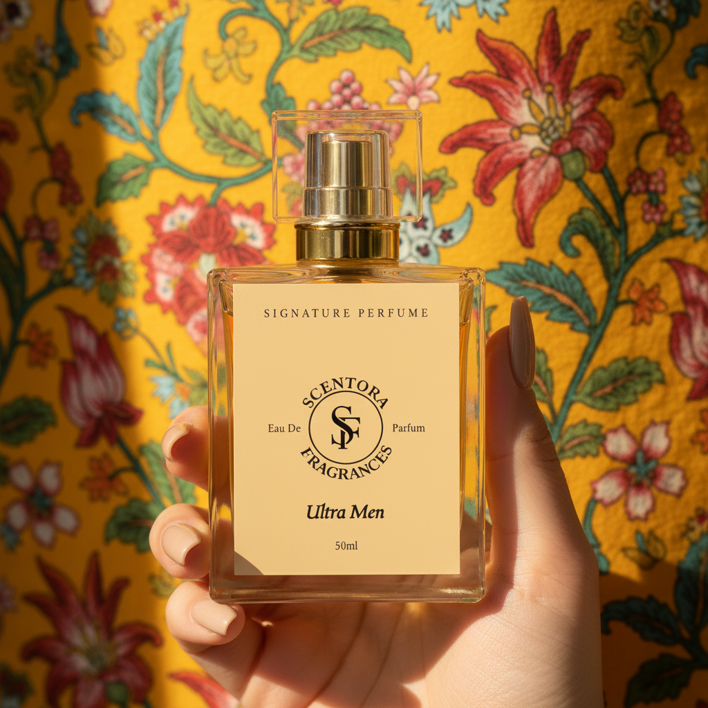 Ultra Men Extrait de Parfum – (Inspired by JPĠ Ultr@ Male) | Men's Amber Vanilla Perfume | Long Lasting Luxury Fragrance